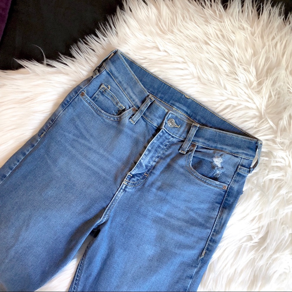 TOPSHOP JAMIE MOTO HIGH RISE JEANS